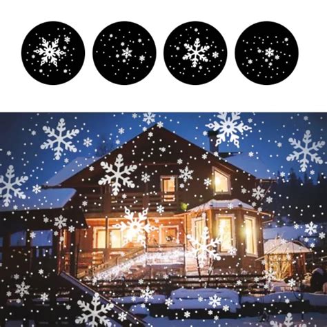 Christmas window Projector - Snowflake Laser Projector Waterproof, Xmas ...