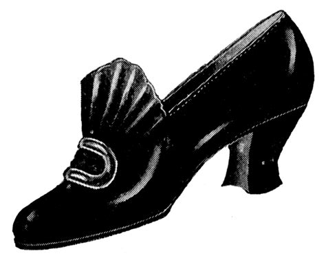 vintage shoe clipart - Clip Art Library