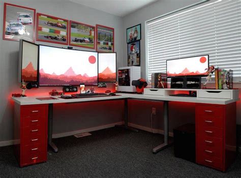 mazKCHT Computer Desk Setup, Pc Desk, Computer Room, Gaming Room Setup, Pc Setup, Office Setup ...