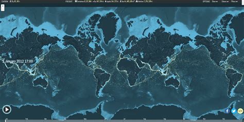 You've got no idea about the scale of global shipping, but this map ...