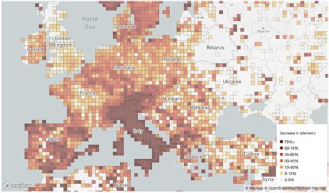 Where and when local travel decreased from COVID-19 around the world ...