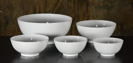 White Ceramic Serving Bowl - 12" Round | Buffet/Serving Pieces