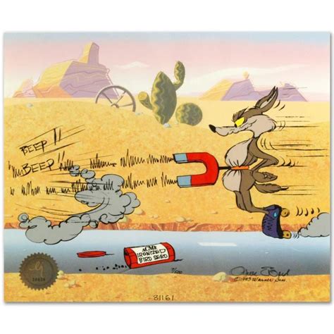 "Road Runner and Coyote: Acme Birdseed" Limited Edition Animation Cel ...