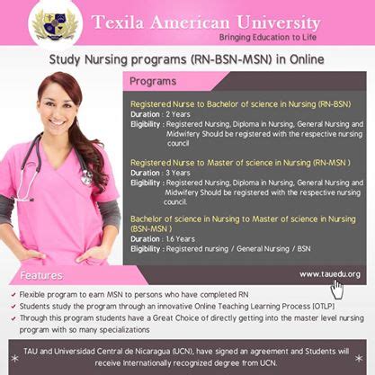 Online Nursing Programs At Affordable Cost | Texila