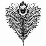 Peacock Feathers Coloring Page · Creative Fabrica sketch template