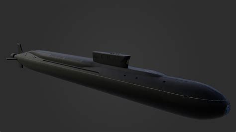 Borei submarine alexander 3D model - TurboSquid 1673032