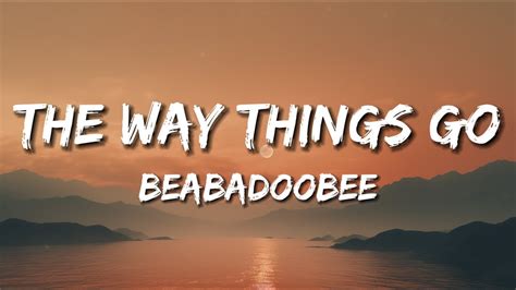 beabadoobee - The Way Things Go (Lyrics) - YouTube