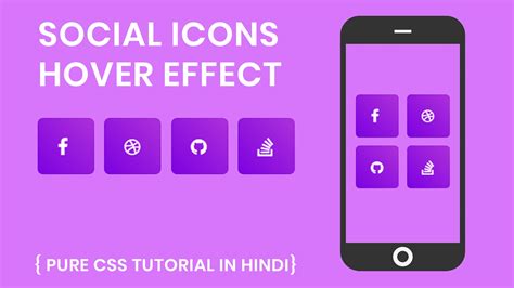 Social Media Buttons With Hover Effect Using Html And Css Html Css - Vrogue