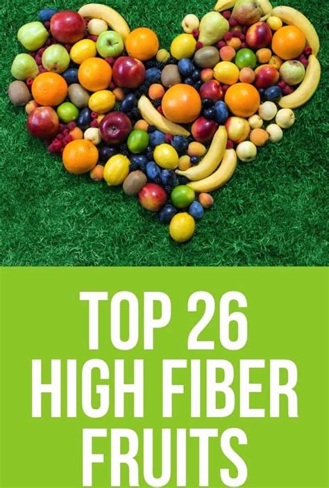 Top 26 high fiber fruits you should be eating