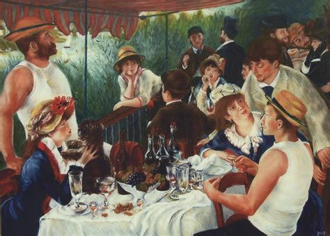 Le Déjeuner Des Canotiers - Renoir.jpg, Painting by Vaillant-Sabatier | Artmajeur