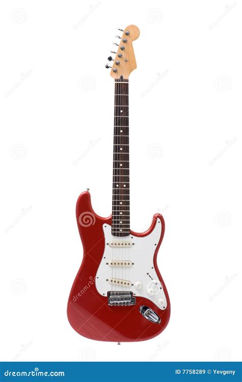 Red rock guitar stock image. Image of music, heavy, guitar - 7758289