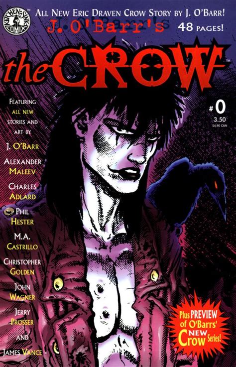 The Crow # 0 by James O’Barr and Others 1998 | Crow, Crow photos, Comics