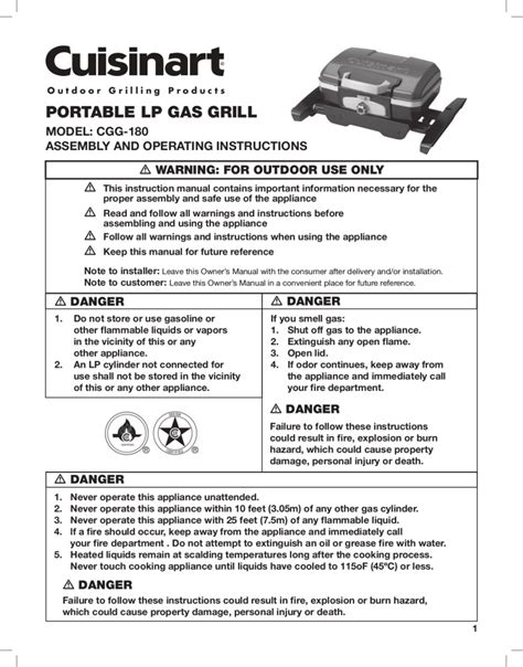 Cuisinart Petit Gourmet 145-Square Inch Portable Gas Grill - Walmart.com - Walmart.com