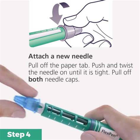 FlexPen Insulin Pen Quick Guide Step4 - HGH Mexico Clinic