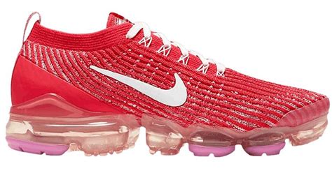 Nike Wmns Air Vapormax Flyknit 3 in Red - Lyst