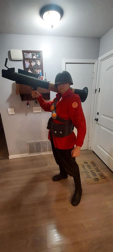 My soldier halloween costume : r/tf2