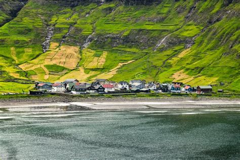 Tjornuvik Beach on Streymoy Island Stock Image - Image of islands ...