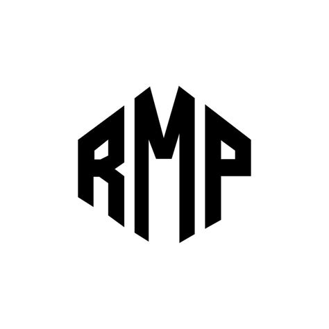 RMP letter logo design with polygon shape. RMP polygon and cube shape logo design. RMP hexagon ...