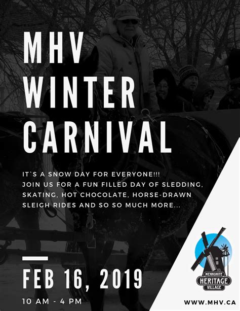 Winter Carnival - Mennonite Heritage Village