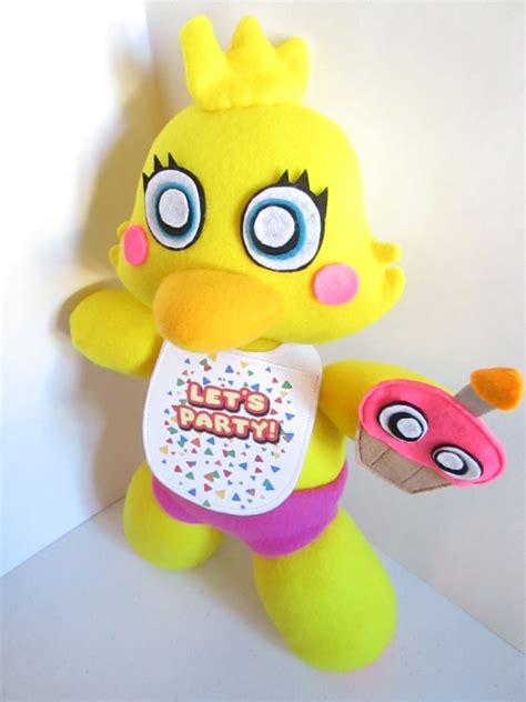 Toy Chica Plush Inspired by FNAF Five Nights at Freddy's | Etsy