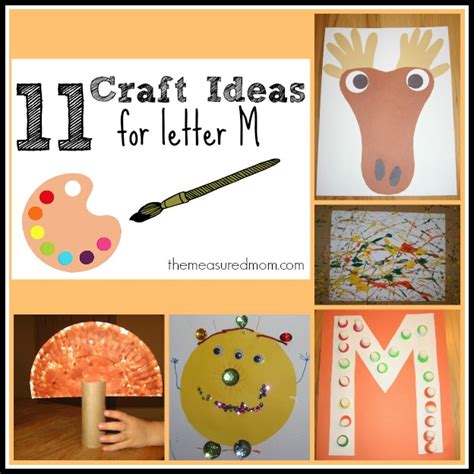 Letter M Crafts for Preschoolers - The Measured Mom