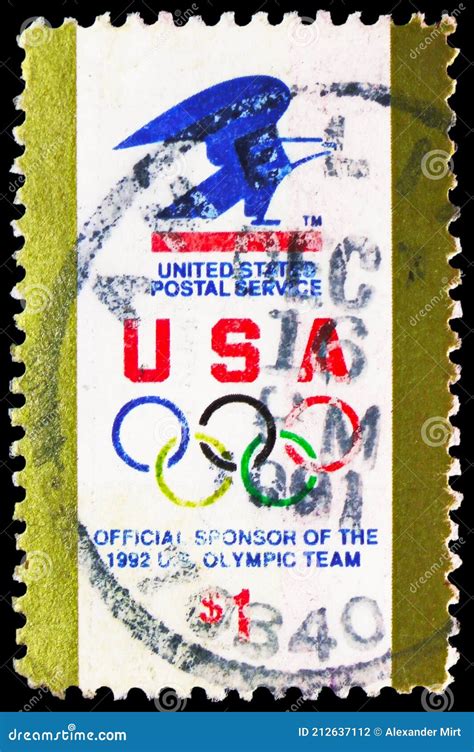 USPS Eagle Logo, Olympic Rings, 1991-1994 Regular Issue Serie, Circa ...