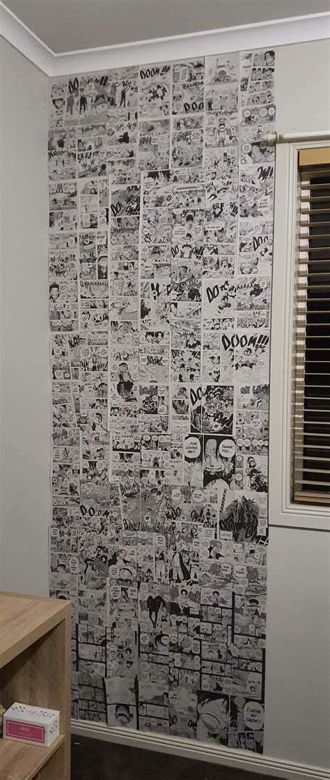 Finished my manga wall last night! : r/OnePiece