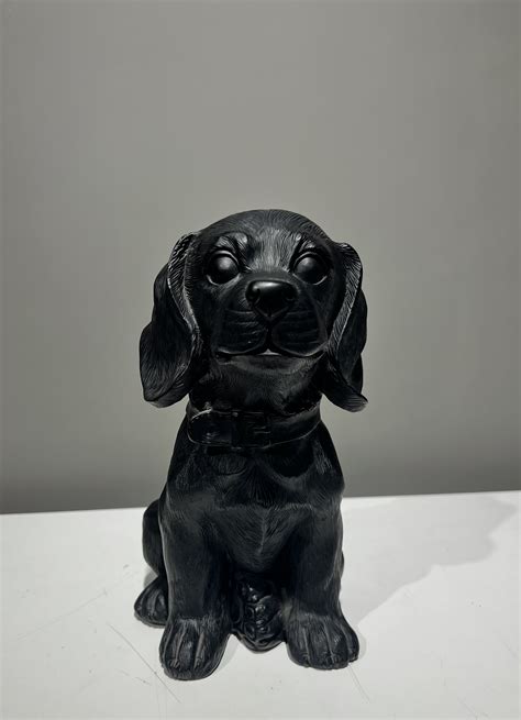 black puppy sculpture Home Decoration | Mapia