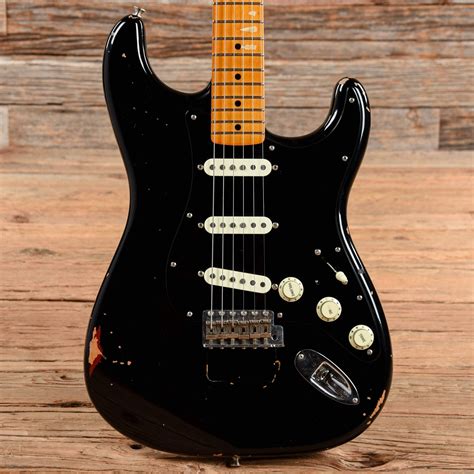 Fender Custom Shop David Gilmour Stratocaster Relic Black 2021 ...