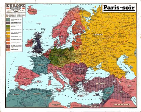 Map Of Europe In 1940 - What Is A Map Scale