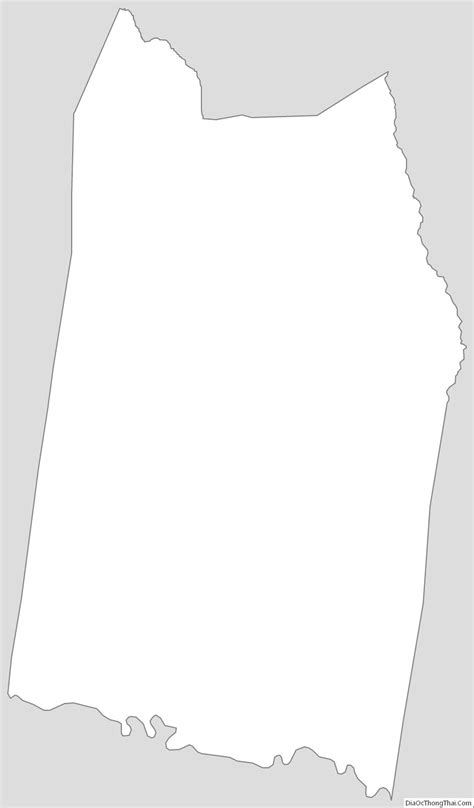 Map of Toombs County, Georgia - Thong Thai Real