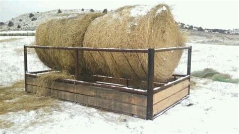 Round bale feeder | Horse farm ideas, Cattle feeder, Cattle farming