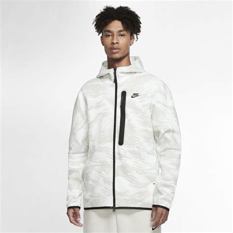 Nike Sportswear Tech Fleece Full-zip Camo Hoodie (summit White) for Men - Lyst