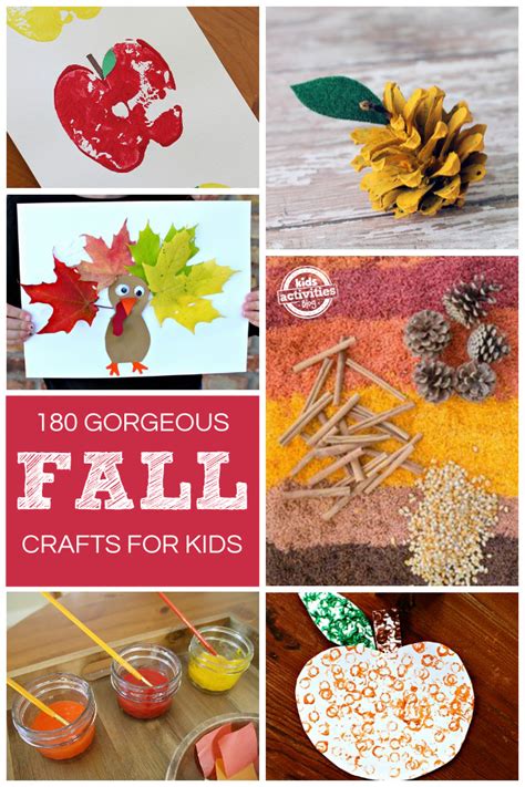 180 Gorgeous Fall Crafts That Your Entire Family Will Love| Kids Activities