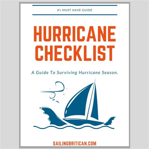 Hurricane Preparedness Checklist - Digital - Sailing Britican