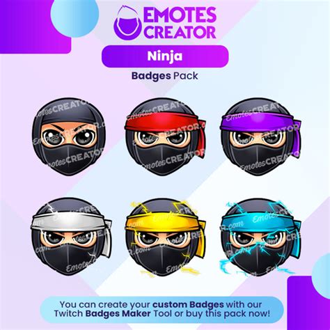 Ninja Emotes&Badges Bundle – Emotes Creator