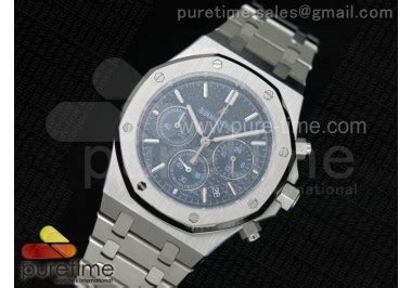 Buy Replica Royal Oak Chronograph Blue Dial on SS Bracelet Jap Quartz - audemarspiguetwatch.to