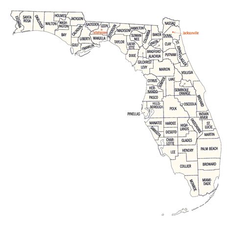 Printable Florida Zip Code Map