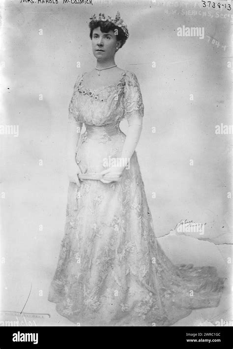 Mrs. Harold McCormick, Photograph shows Edith Rockefeller McCormick photographed in 1904 by ...