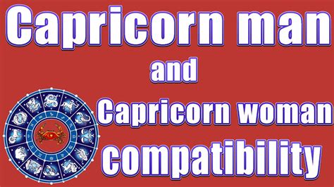 Capricorn man and Capricorn woman compatibility - YouTube