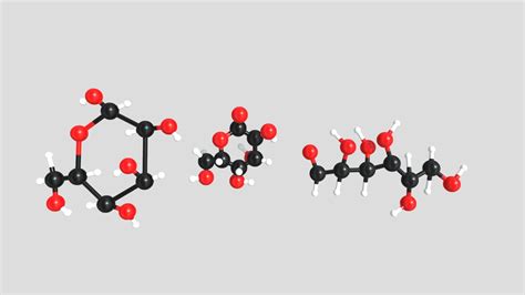 Glucose 3D Model - Download Free 3D model by akasha99 [026f7a4] - Sketchfab