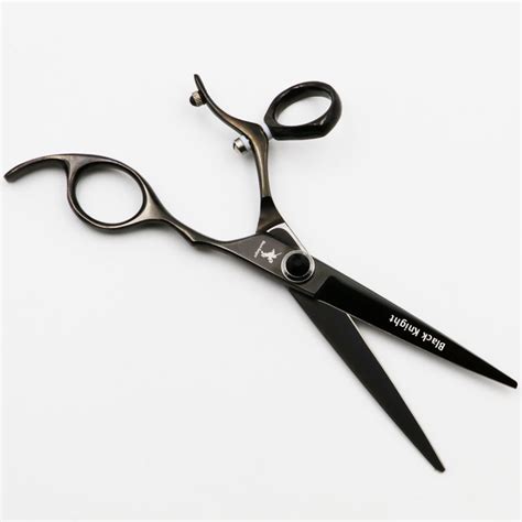 Hair Scissors 6" Professional Hairdressing Scissors Shears Titanium Salon rotate handle-in Hair ...