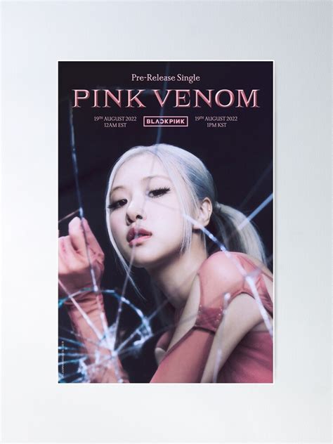 Blackpink Posters - New! Blackpink Rose Pink Venom Poster - ®Blackpink ...