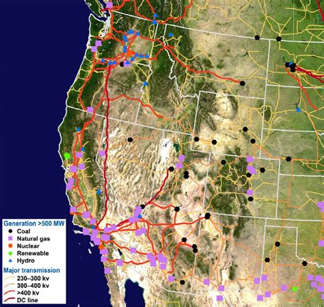 Map Of United States Of America Electricity Grid - United States Of - Florida Power Grid Map ...