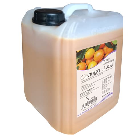 Orange Juice Concentrate 5L 65 °Brix – Garffen Ltd