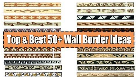 Top & Best 50+ Wall Border Ideas || Wallpaper Border Ideas for Living Room | Wall borders, Tiles ...