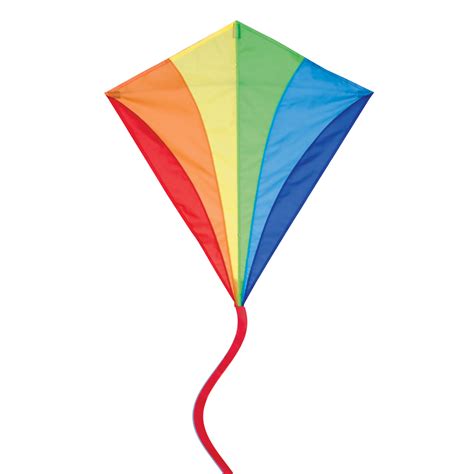 Premier Kite Traditional Rainbow 30-Inch Diamond Kite