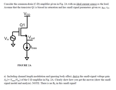 Common Drain Amplifier Design at Larry Blackman blog