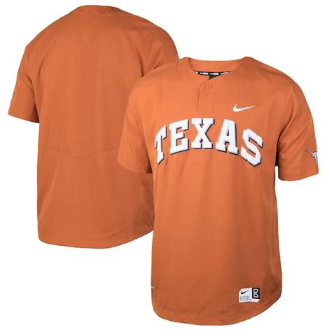 Men's Nike Burnt Orange Texas Longhorns Two-Button Vapor Performance ...