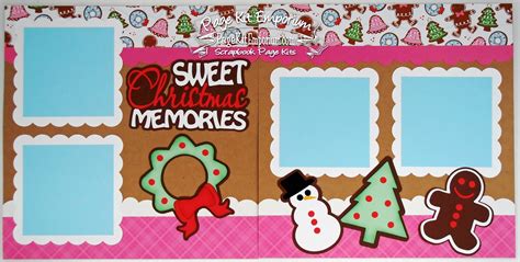 BLJ Graves Studio: Sweet Christmas Memories Scrapbook Page Kits